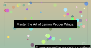 ilustrasi lemon pepper wings
