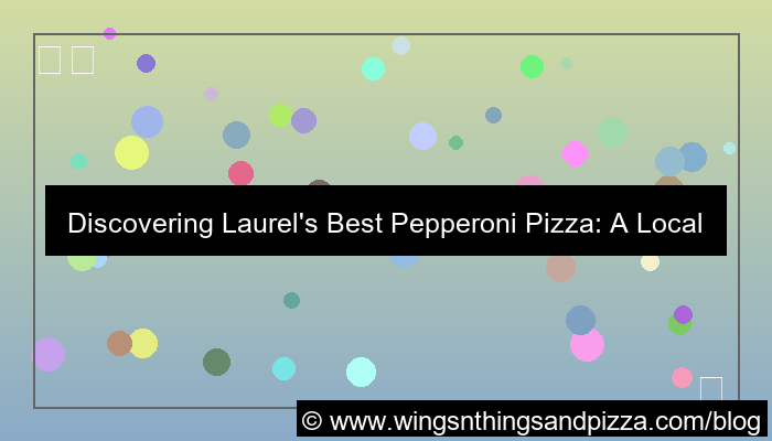 desain pepperoni pizza laurel
