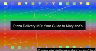 pizza delivery md