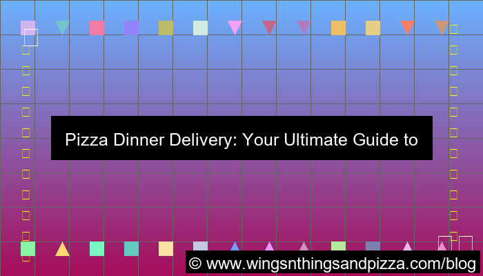 ilustrasi pizza dinner delivery