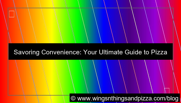 visual pizza dinner delivery