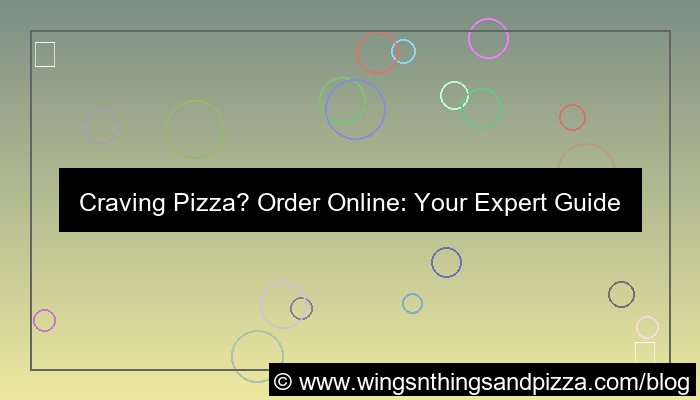 pizza online order
