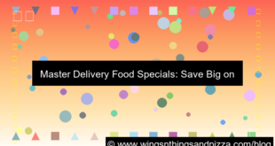 delivery food specials