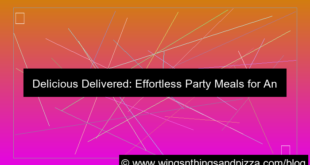 visual delivery party meals
