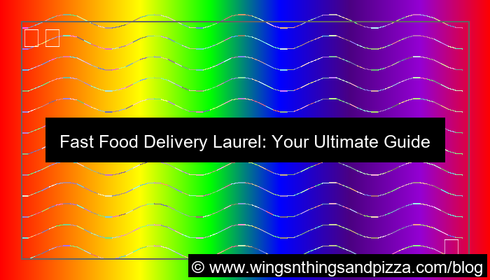 gambar fast food delivery laurel