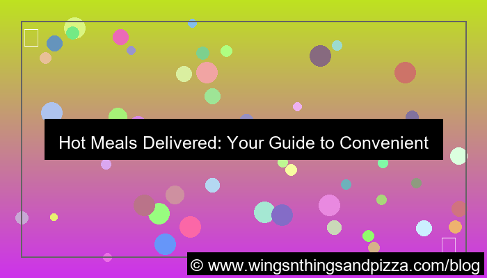 ilustrasi hot meals delivery