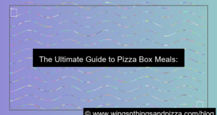 pizza box meal