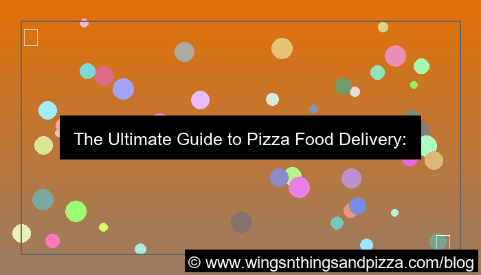 visual pizza food delivery