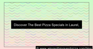 pizza specials laurel