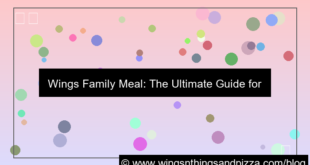 wings family meal
