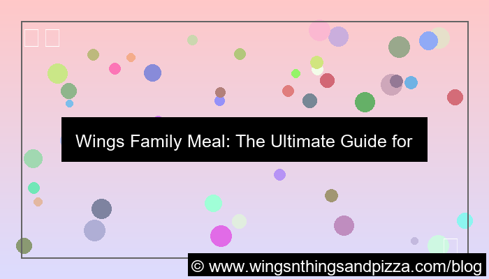 wings family meal