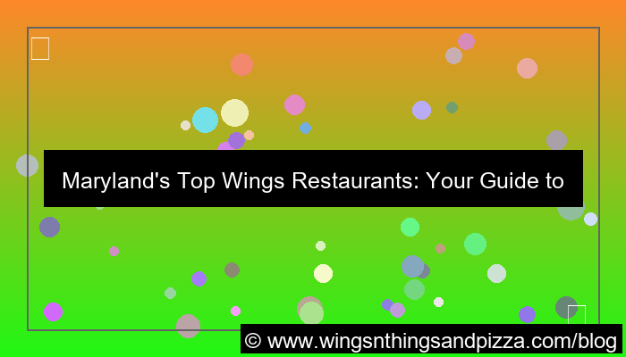 wings restaurant md