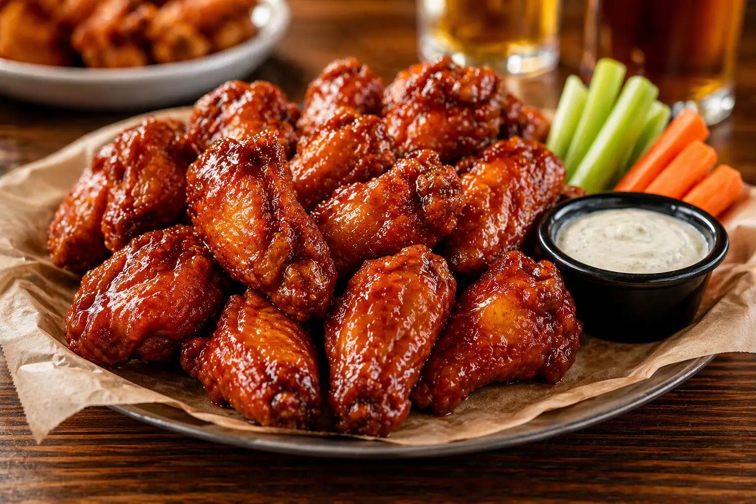 Jumbo chicken wings large crispy wings with bold flavorful sauces