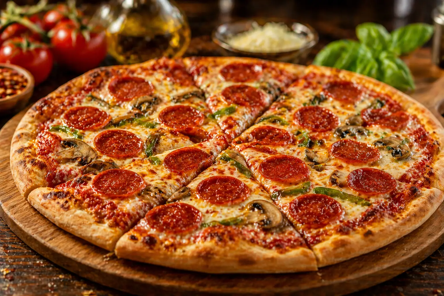 Pizza restaurant Maryland fresh baked pizza dine in and takeout options